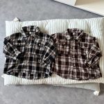 [80-150cm]シャツ チェック柄 カジュアル 合わせやすい トップス - Image 10