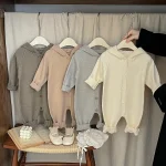 [66-100cm] ウサギフード付き オールインワン - Image 7