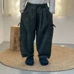 [80-150cm] ポケット付き コーデュロイ ボトムス - Image 8