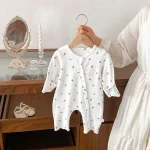 [66-90cm] 花柄 ロンパース - Image 10