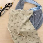 [80-130cm] リボン柄 レギンス - Image 13