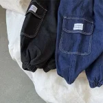 [80-120cm] ポケットデニム パンツ - Image 3