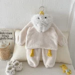 [73-110cm] アヒルデザインボア セットアップ - Image 15