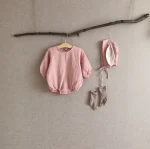 [66-100cm] スクエアフリル襟ORシンプル ロンパース - Image 15