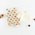 [73-100cm] ドットボア オールインワン &インナー 2点セット - Image 13