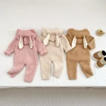 [66-90cm] ウサギ帽子 オールインワン - Image 4