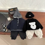 [73-110cm]シンプル ノーカラー ボトムス - Image 9