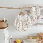 [66-90cm]ロンパース&帽子 レース おしゃれ 肌に優しい ベビー服 - Image 13