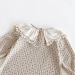 [66-100cm] レース襟 小花柄 オールインワン - Image 11