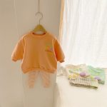 [66-90cm]スウェット スマイル柄 英字 可愛い トップス - Image 17