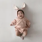 [66-100cm] スクエアフリル襟ORシンプル ロンパース - Image 17