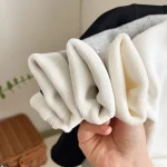 [73-110cm] サイドボタン クール ネックボア トップス - Image 5