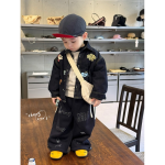 [90-130cm]新作 プリント デニム 厚手 アウター/パンツ - Image 9