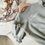 [66-90cm] 肩フリル 英字プリント ロンパース - Image 2