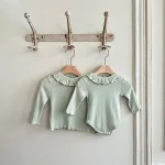 [66-90cm] フリル襟 ロンパース - Image 16