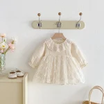 [66-90cm]ロンパース レース襟  可愛い ベビー服 - Image 4