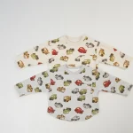 [80-130cm] カートゥーン 車柄 トップス - Image 4