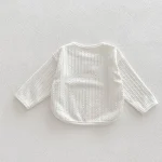 [66-100cm] ボタン シンプル トップス - Image 3