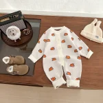 [BABY]ウサギ柄 オールインワン LB6085 - Image 5