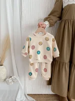 [73-110cm]ドーナツプリント セットアップ - Image 2