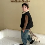 [80-150cm] ボア襟 ベスト - Image 16