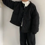 [80-130cm] キルティング アウター - Image 2