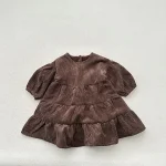 [80-130cm] コーデュロイ ワンピース - Image 6