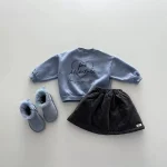 [80-140cm] 韓国風 シンプル スカート - Image 4