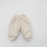 [73-110cm]シンプル ノーカラー ボトムス - Image 4