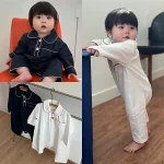 [66-90cm]オールインワン 韓国風 丸襟 肌に優しい ベビー服 - Image 3