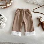 [73-110cm] コーデュロイボア ロングパンツ - Image 11