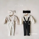 [66-100cm] サロペット ORフリル カーディガン - Image 2