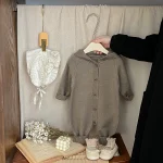 [66-100cm] ウサギフード付き オールインワン - Image 2