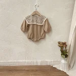 [66-90cm]韓国風レース襟 ロンパース - Image 16