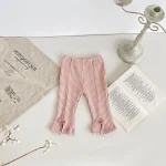 [73-110cm] リボンリブ パンツ - Image 6