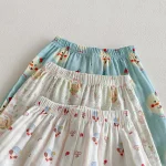 [80-130cm]セットアップ 丸襟 小花柄 おしゃれ - Image 12