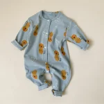 [66-90cm]ウサギor花柄ORパンダ オールインワン - Image 16