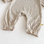 [66-100cm] レース襟 小花柄 オールインワン - Image 3