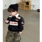 [80-130cm]プリント カジュアル 裏起毛 トレーナー/パンツ - Image 8