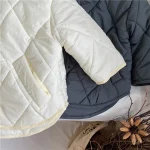 [80-130cm] シンプル キルティング アウター - Image 7