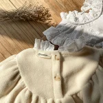 [66-90cm] フリル襟 ロンパース - Image 9