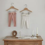 [73-100cm] リボン リブ レギンス - Image 6