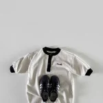 [66-90cm] ボーダー オールインワン - Image 3