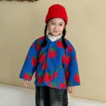 [80-150cm] チェリーorパンダ柄 アウター - Image 2