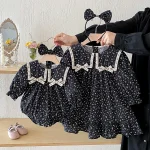 [66-140cm] リボン 小花柄 ロンパース or ワンピース - Image 18