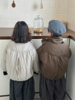 [80-140cm] スカーフ付き アウター - Image 4