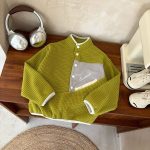 [90-170cm]トップス ワッフル カジュアル 合わせやすい トレンド - Image 2