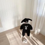 [66-90cm] 韓国風 ウサギデザイン オールインワン or 2点セット - Image 12