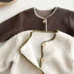 [66-100cm] 韓国風 柔らかピュアカラー ロンパース - Image 12