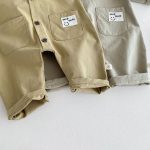 [66-90cm]ロンパース ベア カートゥーンプリント カジュアル ベビー服 - Image 2